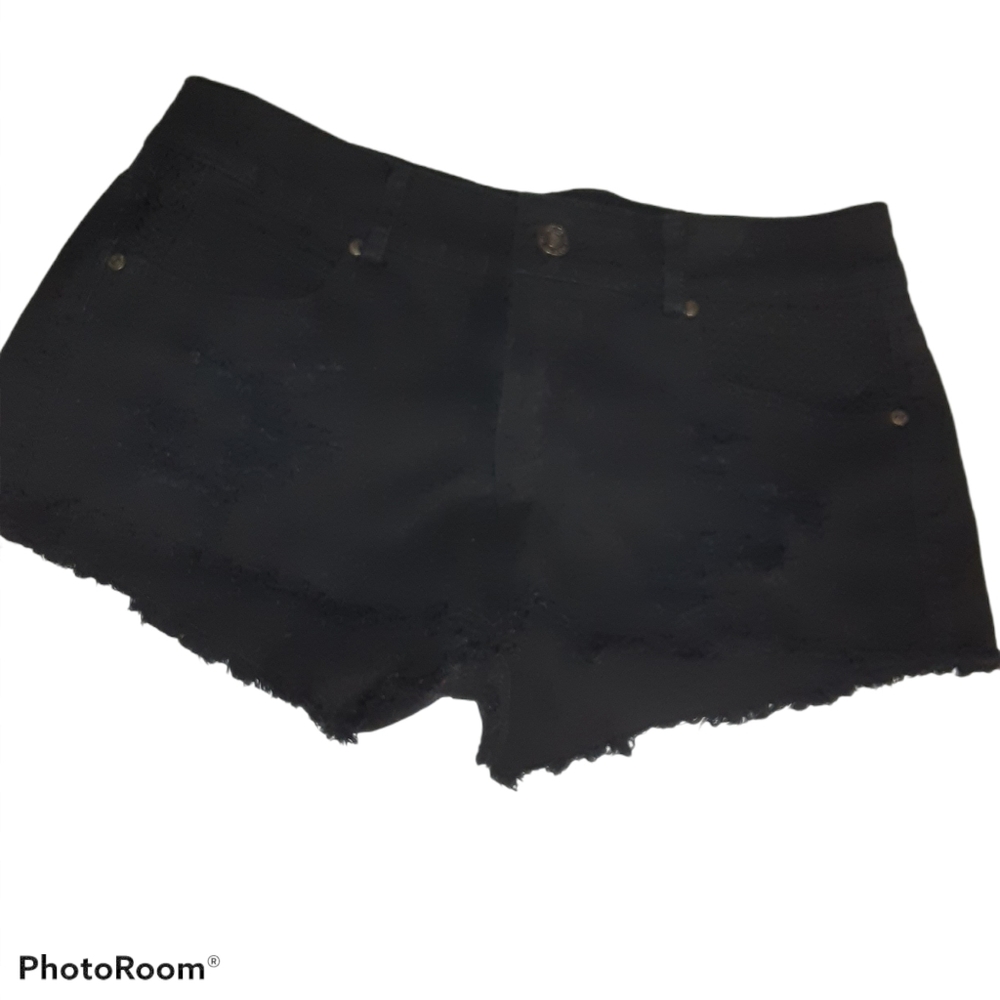 Zara trafaluc black short shorts size 4